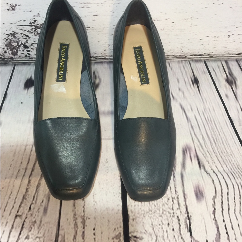 Enzo Angiolini leather liberty flat slip